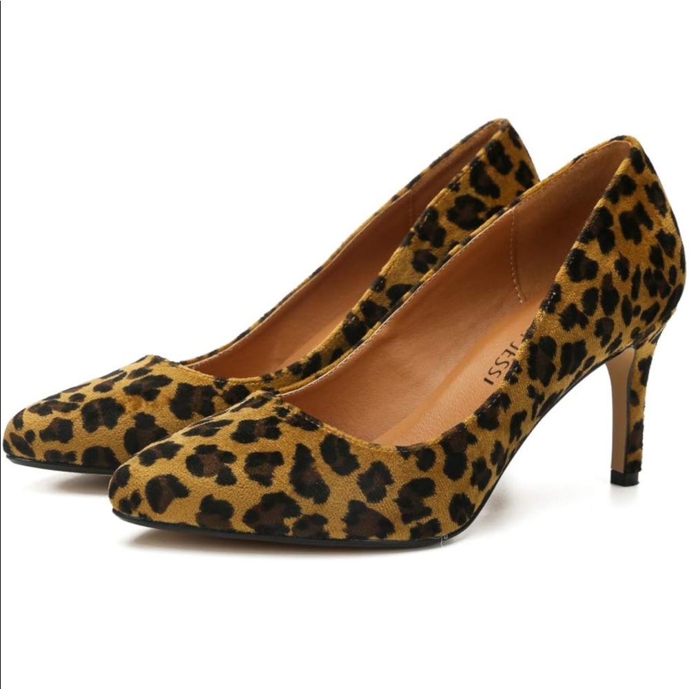 Velvet Leopard Women’s Heel
